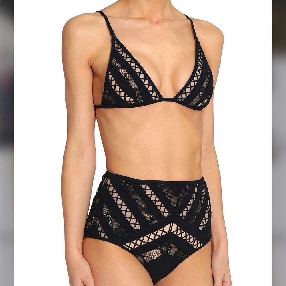 NWOT Zimmermann Tulsi Paneled Lace & Lattice Set